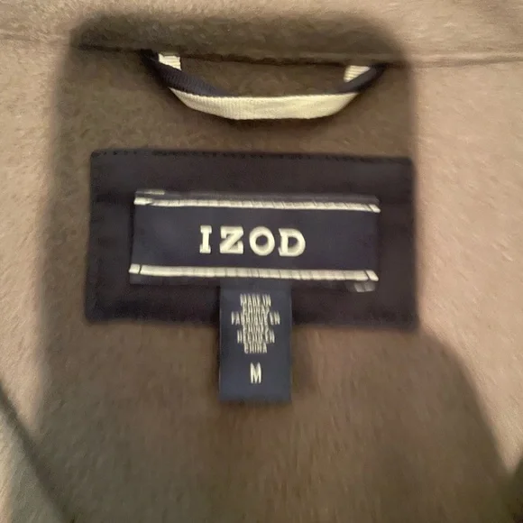 IZOD Men’s Navy Softshell Zip Vest Lightweight Golf Outdoor Casual Size M NWOT - Picture 7 of 15